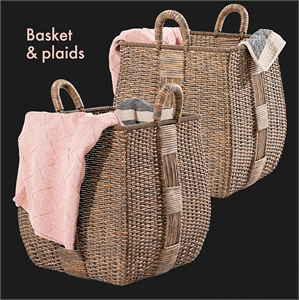 Basket & Plaids, Crate and Barrel